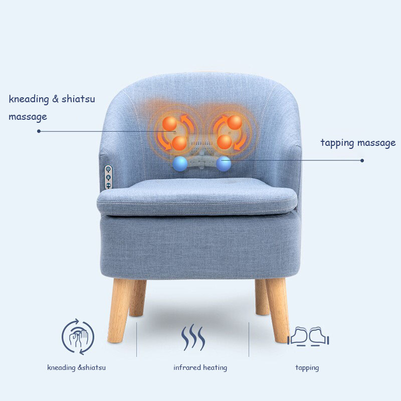 Home Massage Sofa Chair, Tapping & Roller Massage with Sooth heating